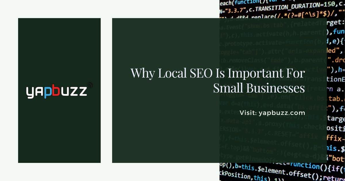 Why Local SEO Is Important For Small Businesses