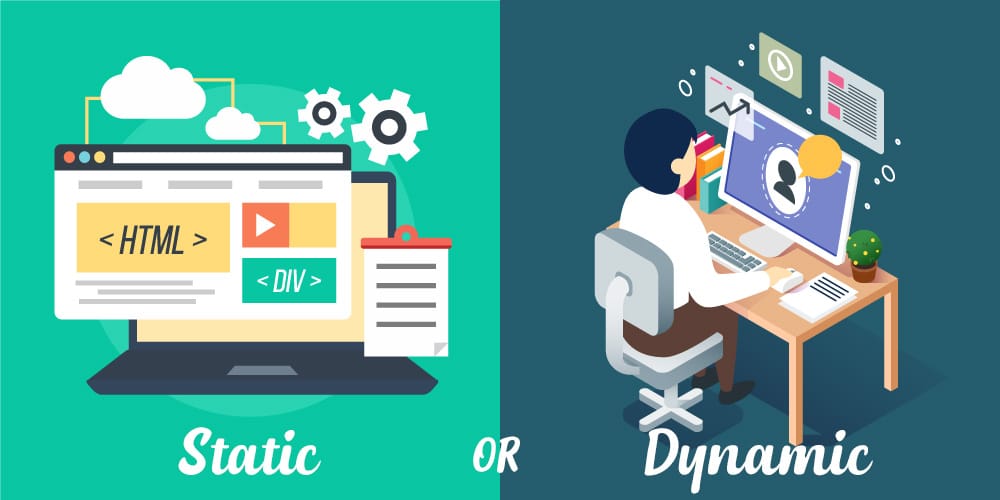 static vs dynamic website difference